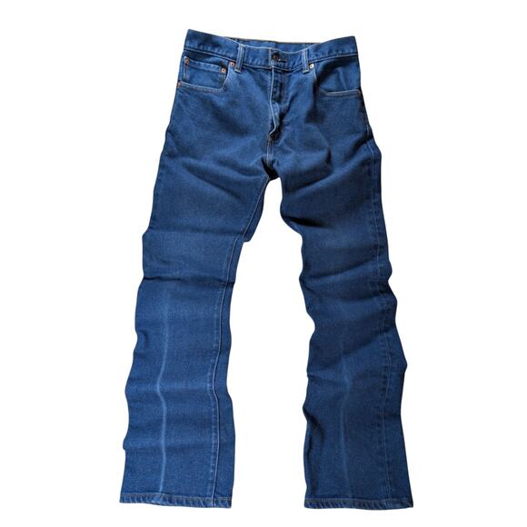 Levi's 517 Y2K Bootcut Jeans Mens Size 32x36 Dark Wash Western 90s Streetwear - Picture 1 of 5
